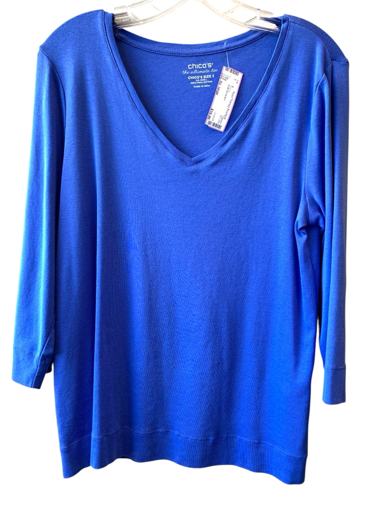 CHICO'S  large TOP W