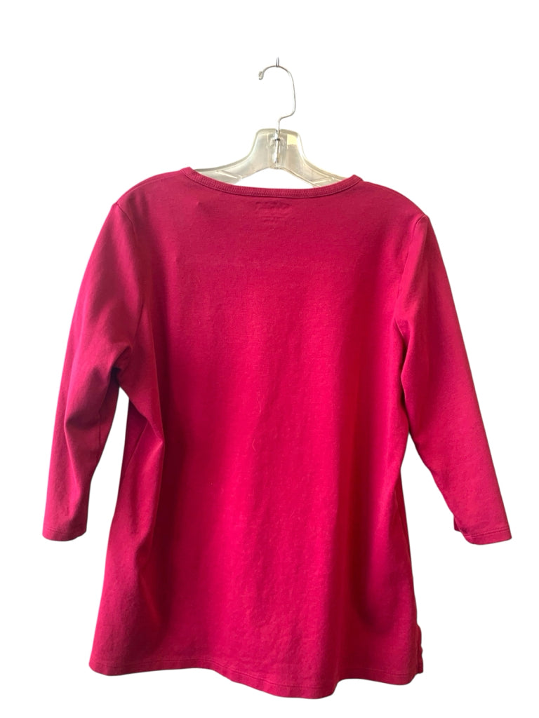LL BEAN  large TOP W