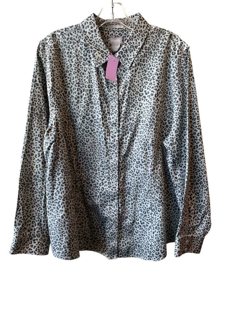 CHICO'S  xL BLOUSE W