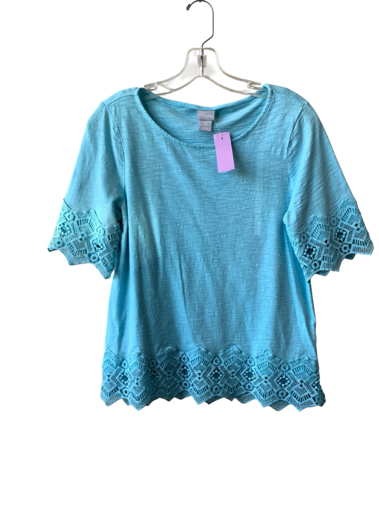 CHICO'S  small TOP  W