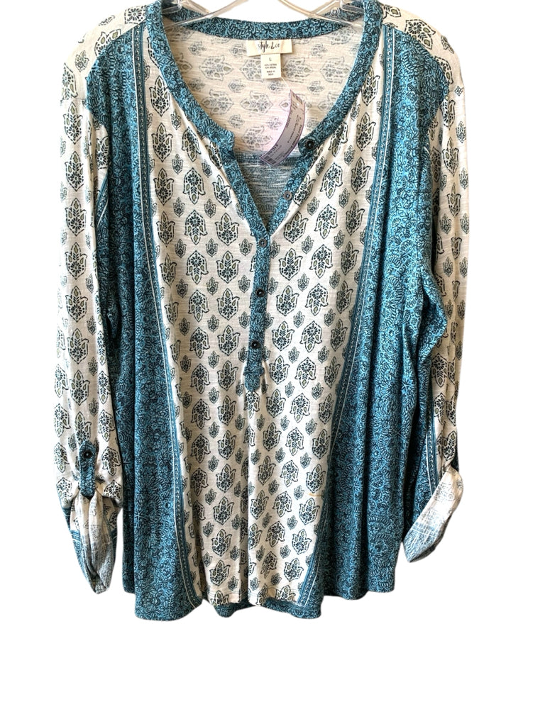 STYLE & CO  large TOP W