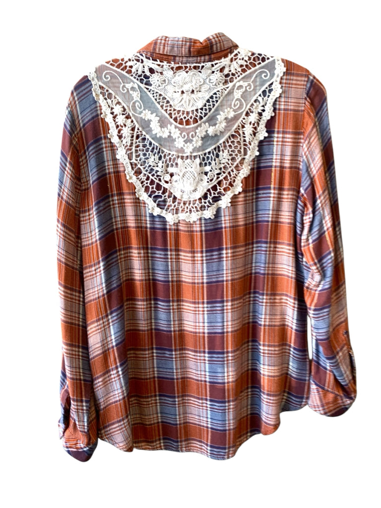 LINDA ANDERON  large BLOUSE W
