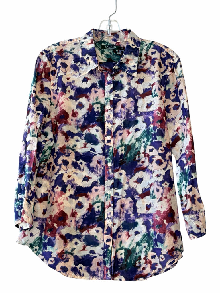 RALPH LAUREN Size large BLOUSE W