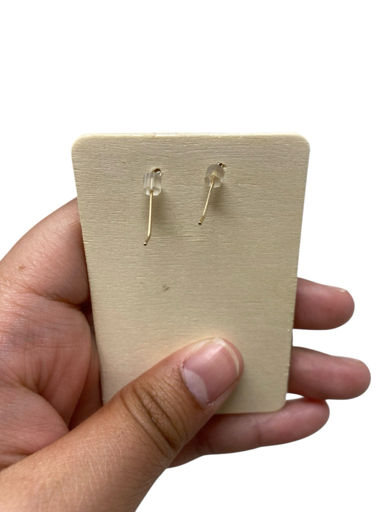 NICKEL & SUEDE EARRINGS