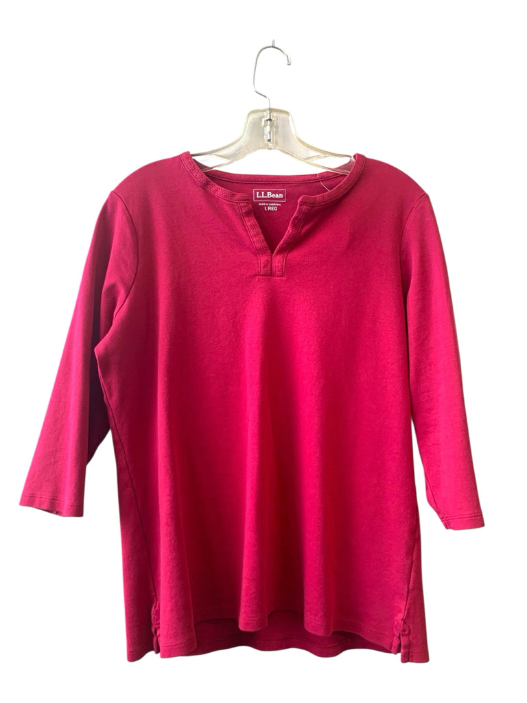 LL BEAN  large TOP W