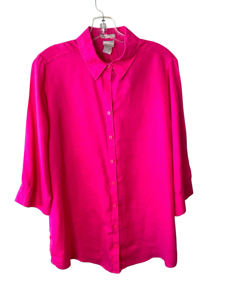 CHICO'S  medium BLOUSE W