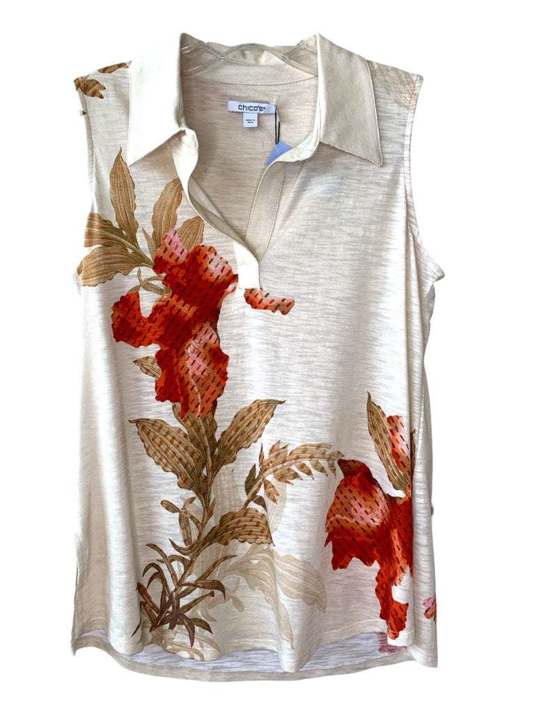 CHICO'S Size small TOP  W