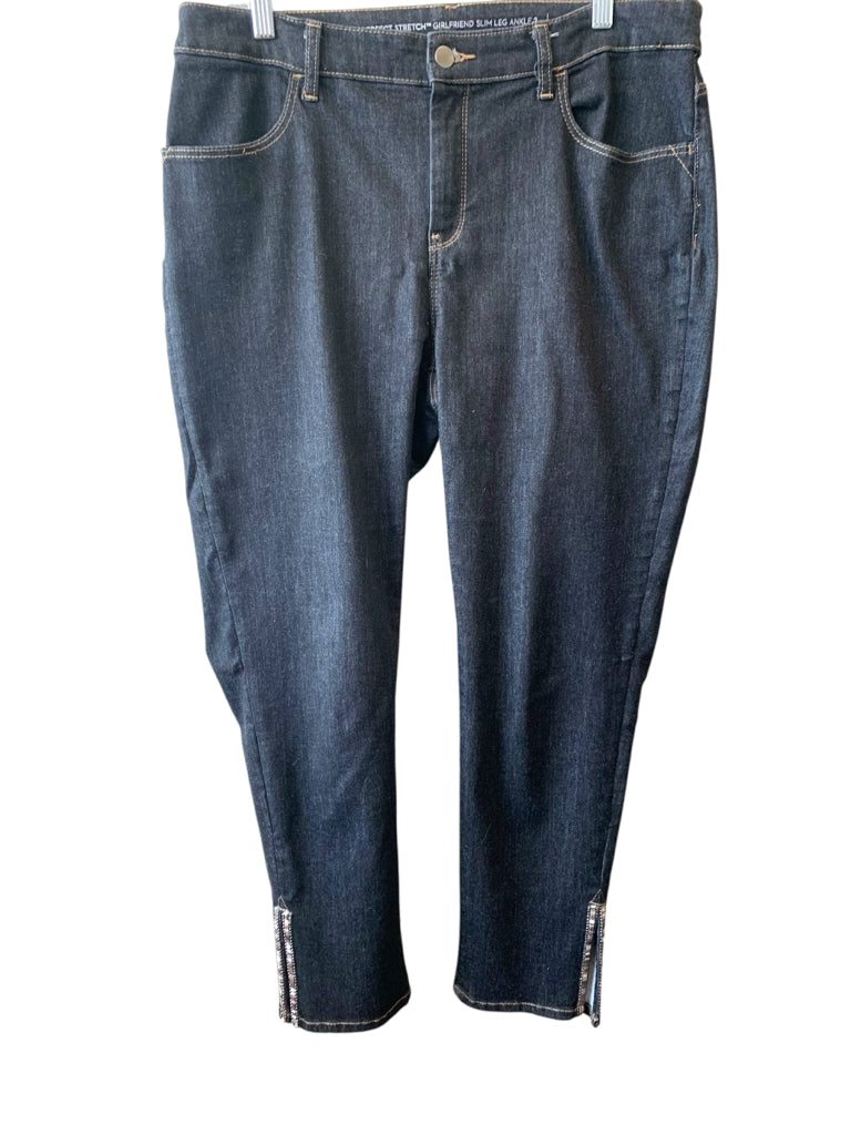 CHICO'S  12 JEANS W