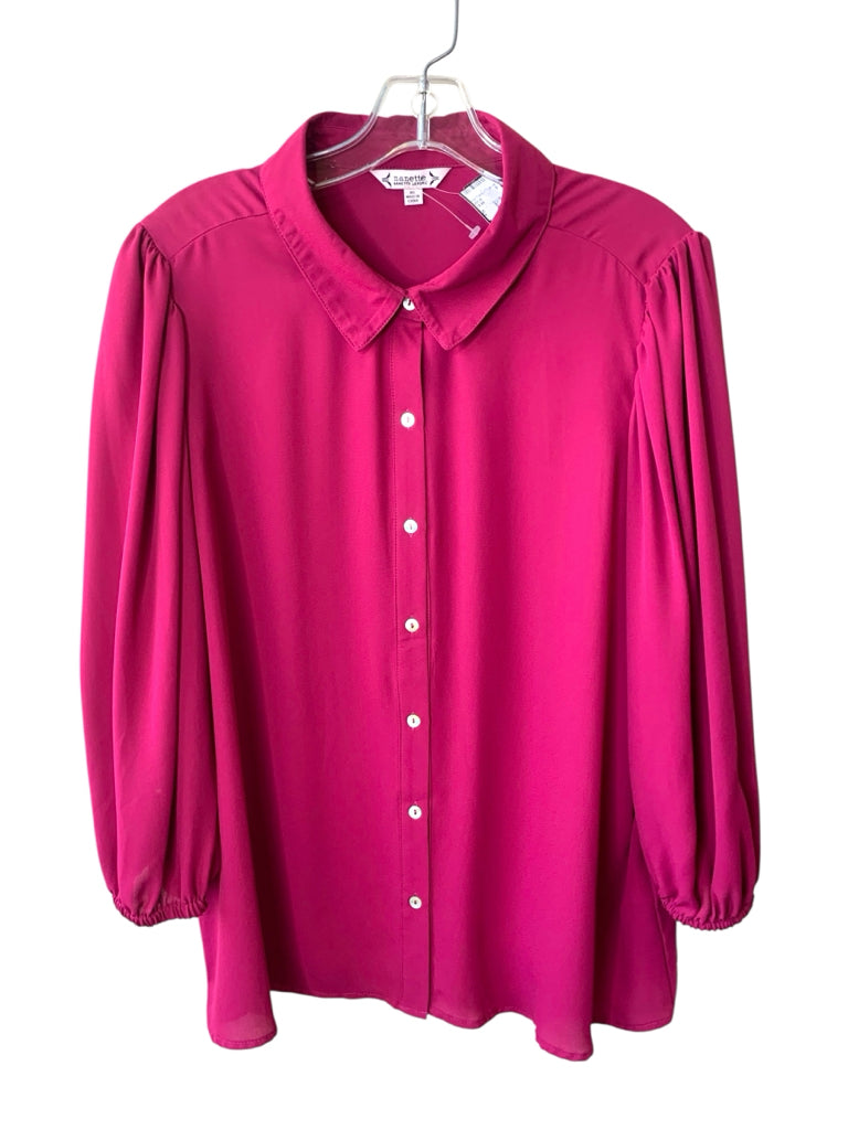 NANETTE LEPORE  x-lg BLOUSE W