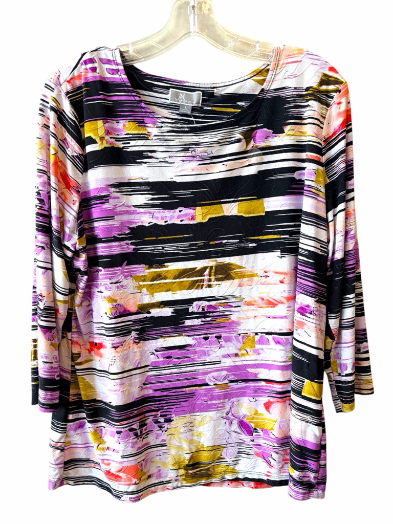 JM COLLECTION Size large TOP W