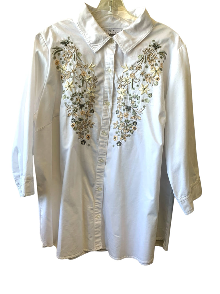 JOAN RIVERS  1X BLOUSE W