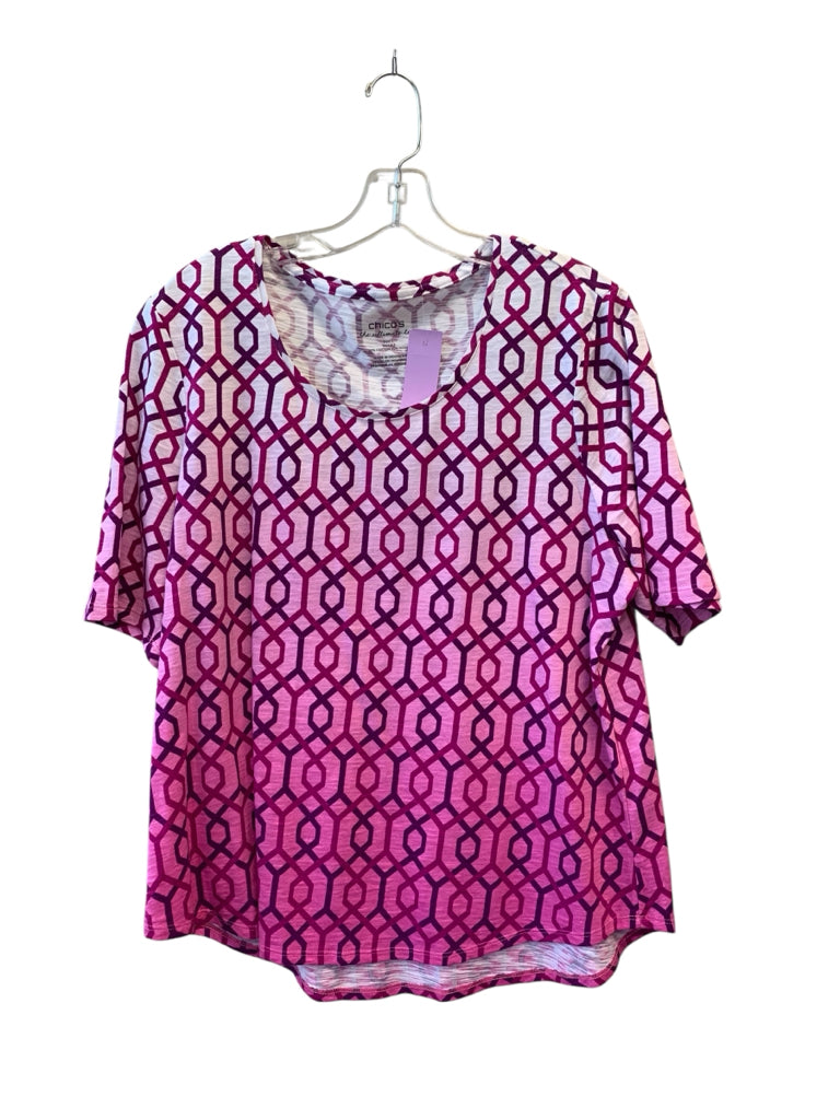 CHICO'S Size large TOP  W