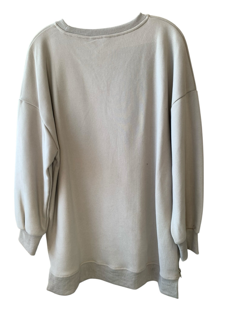 CHIC ME  large SWEATSHT W