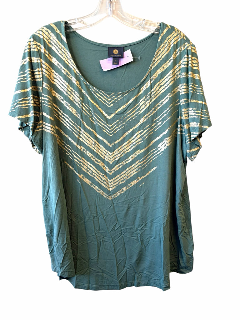 JM COLLECTION Size 1X TOP W