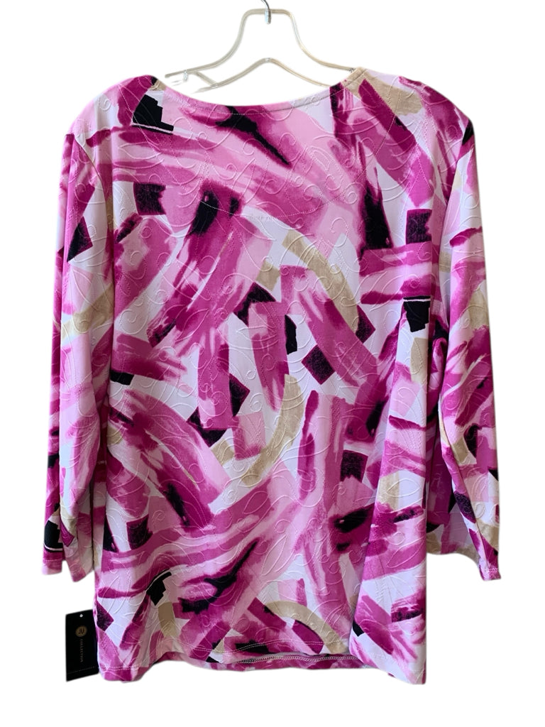 JM COLLECTION  large TOP W