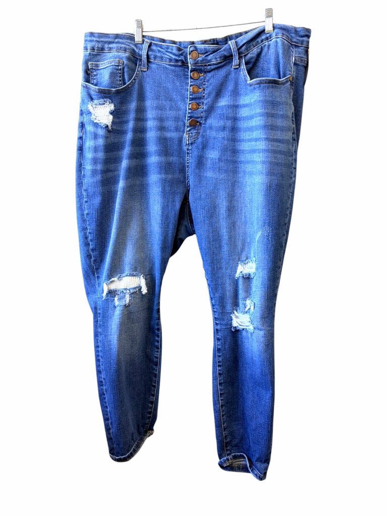 JUDY BLUE Size 24W JEANS W