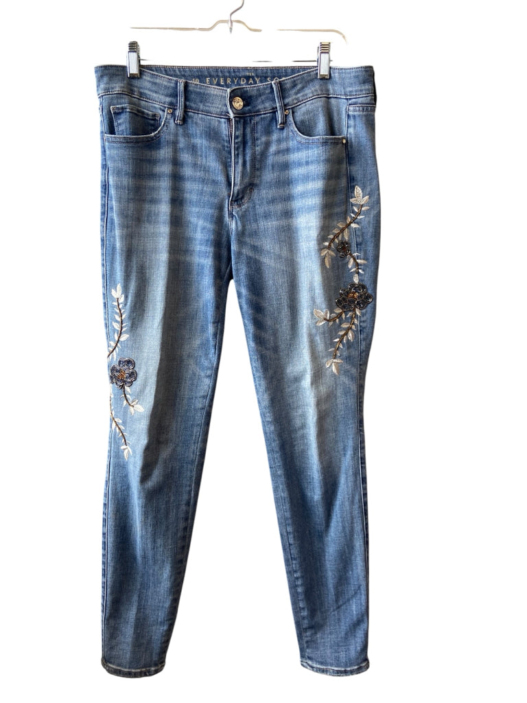 WHITE HOUSE BLACK MARKET Size 10 JEANS W
