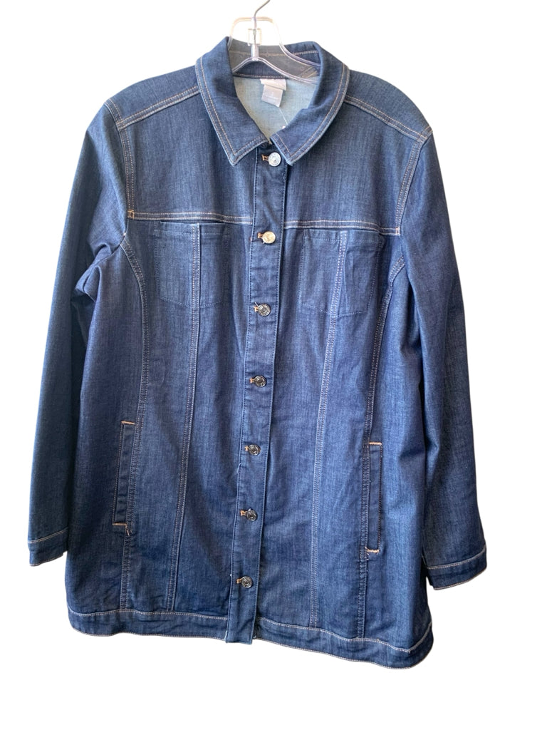 CHICO'S  large JACKET W