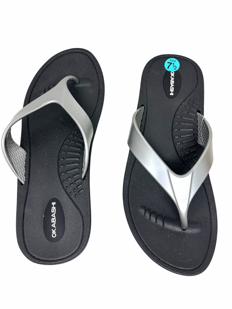 OKABASHI Size 7-8 FLIPFLOP W
