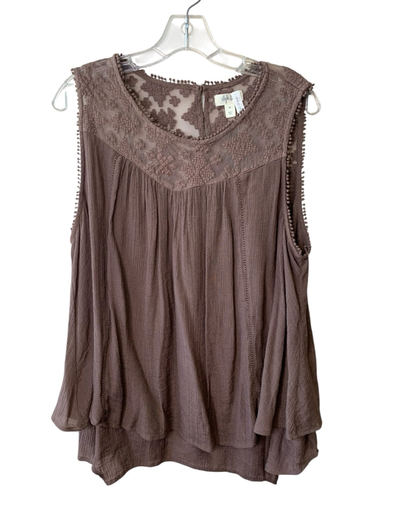 STYLE & CO  2X TOP  W