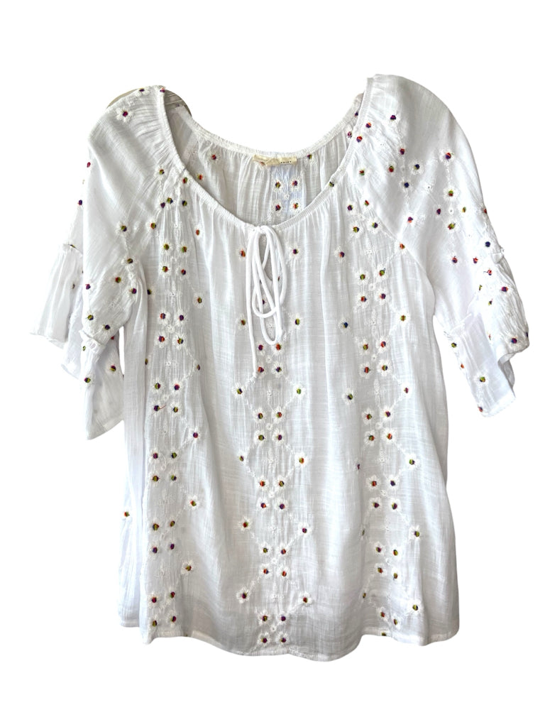 PARALLEL SKIES Size large TOP W