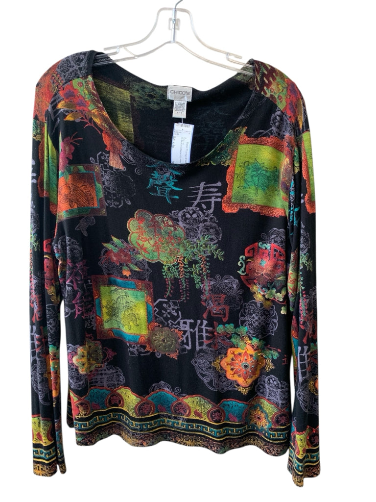 CHICO'S  x-lg TOP  W