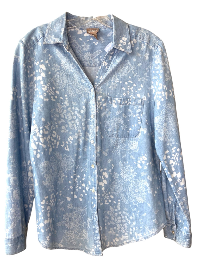 CHICO'S Size medium BLOUSE W
