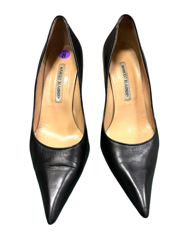 MANOLO BLAHNIK  8 HEEL W