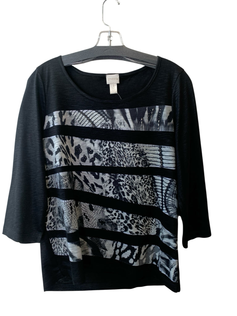 CHICO'S  medium TOP W