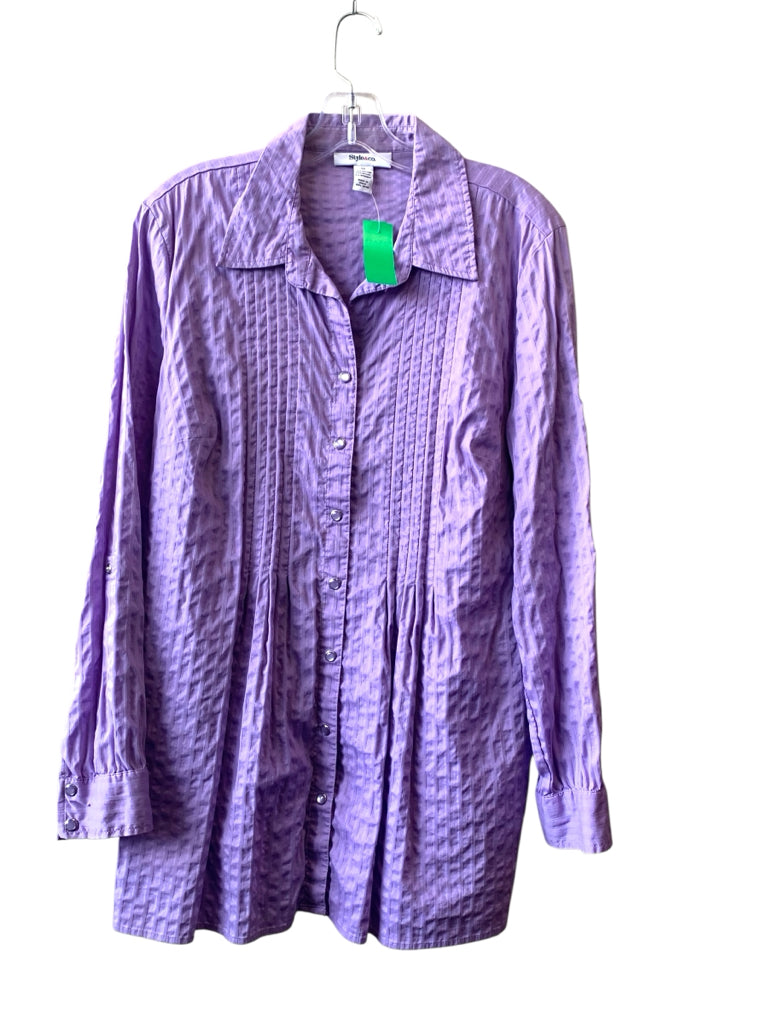 STYLE & CO  large BLOUSE W