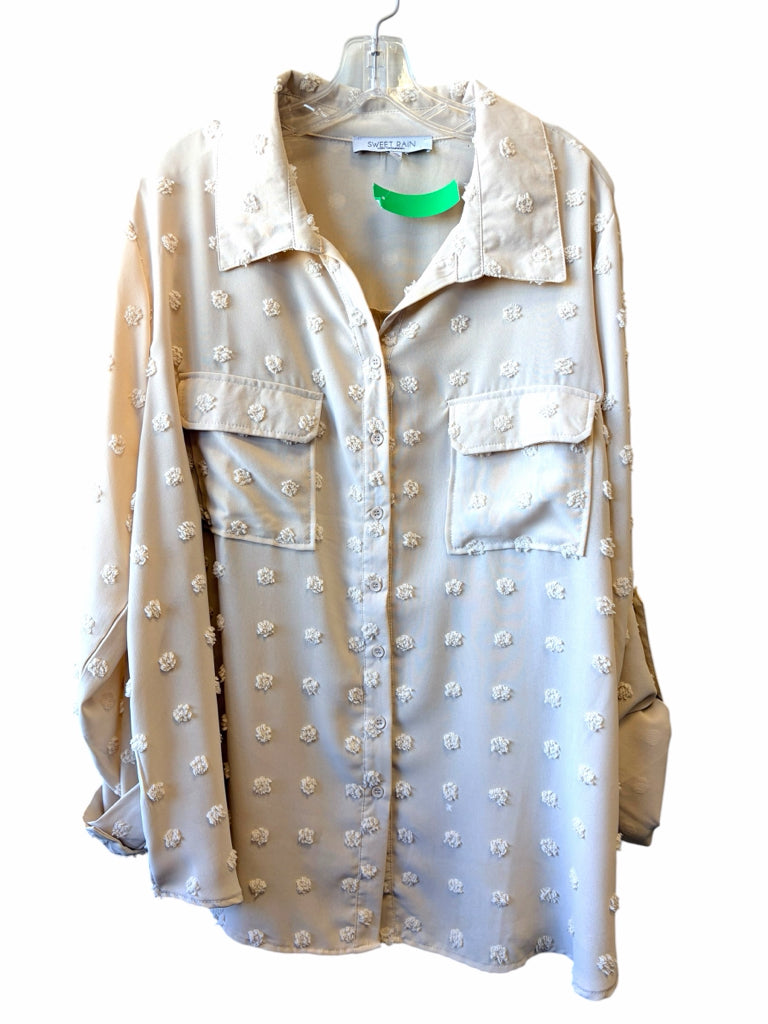 SWEET RAIN Size 3XL BLOUSE W