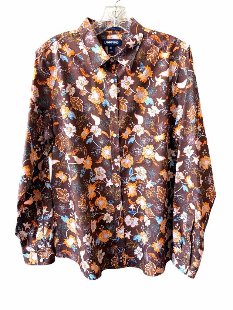 LAND'S END Size 14 BLOUSE W