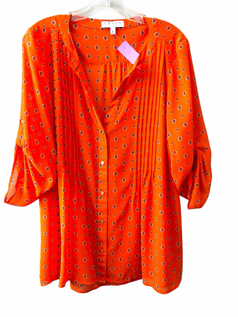 CHAUS Size large BLOUSE W