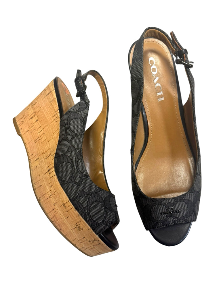 COACH Size 8.5 HEEL W