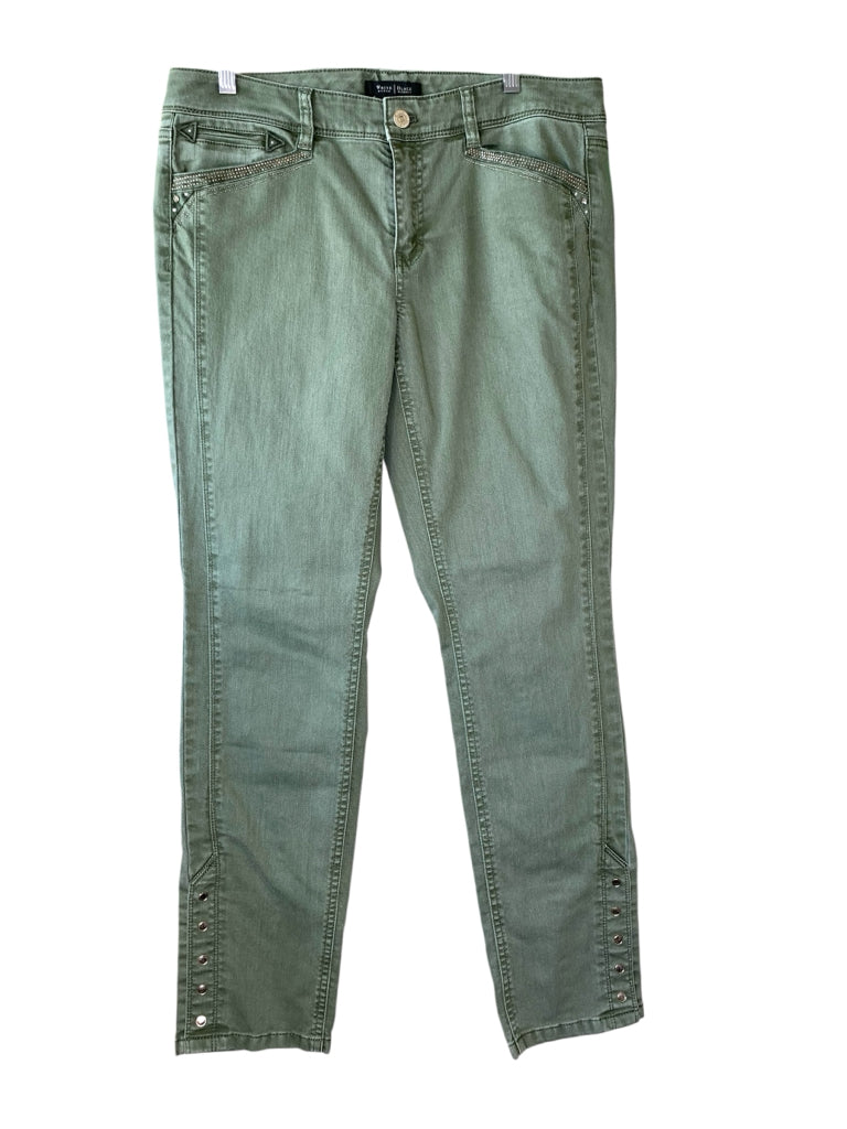 WHITE HOUSE BLACK MARKET  10 JEANS W
