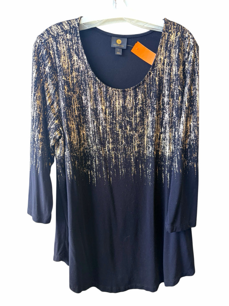 JM COLLECTION Size large TOP  W