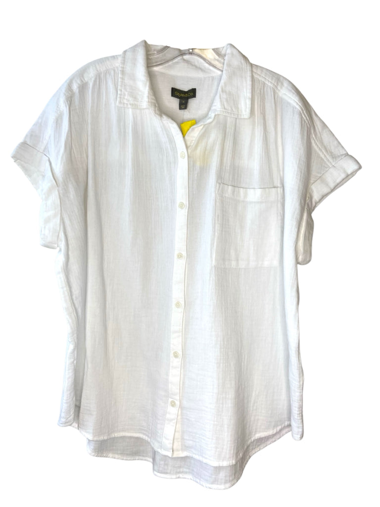 STYLE & CO Size xL BLOUSE W