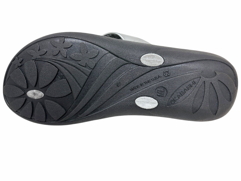 OKABASHI Size 7-8 FLIPFLOP W