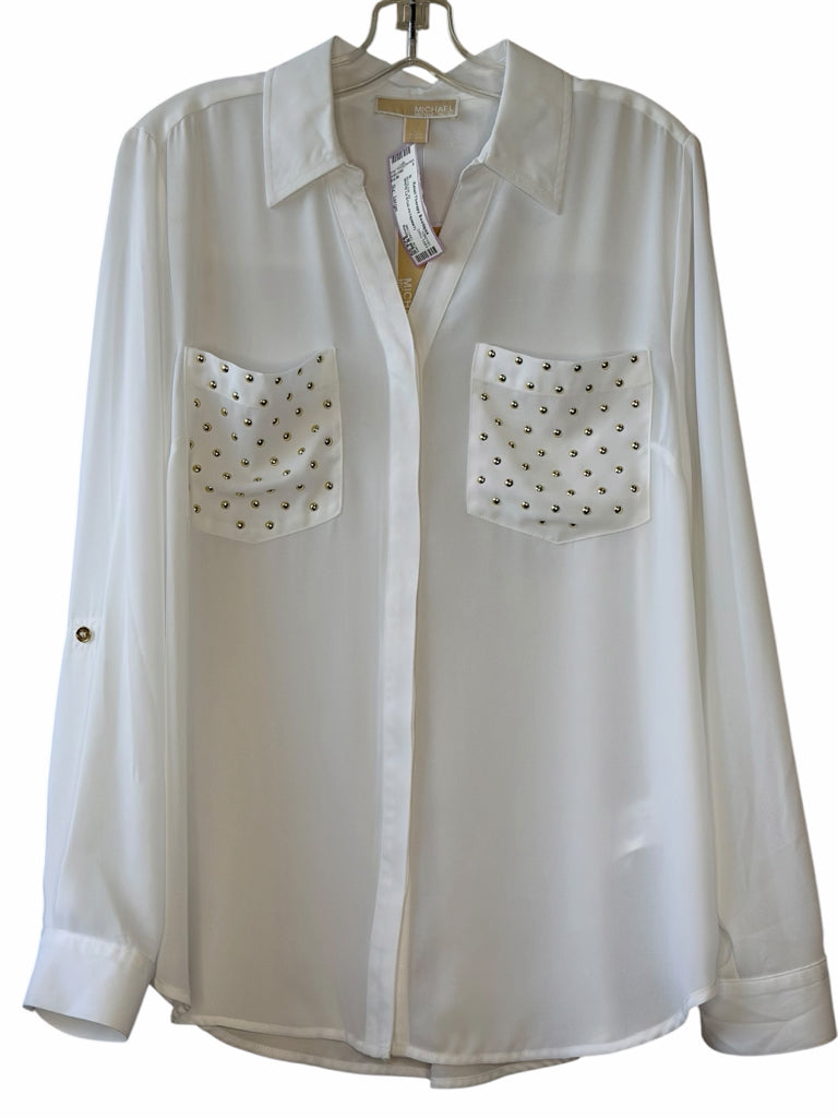 MICHAEL KORS Size large BLOUSE W