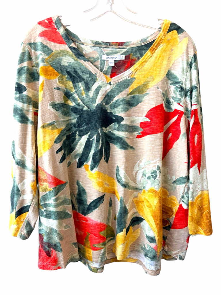 CHICO'S Size xXL TOP W