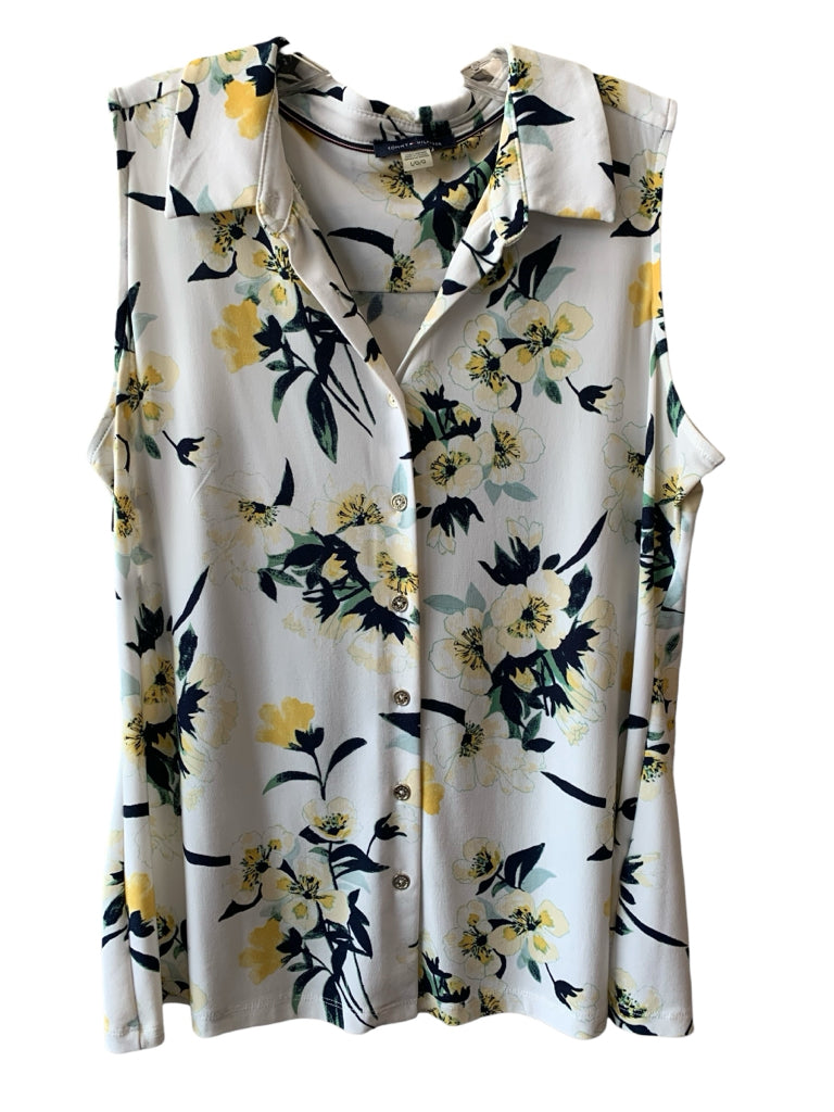 TOMMY HILFIGER Size large BLOUSE W