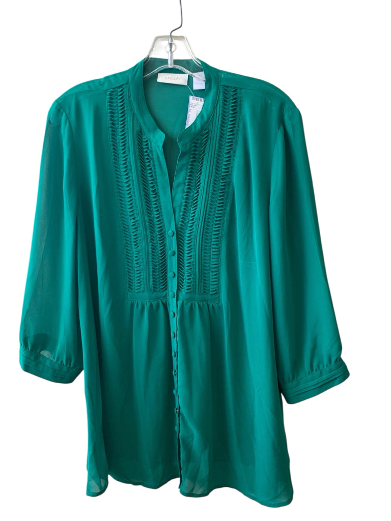 CHICO'S  medium TOP W