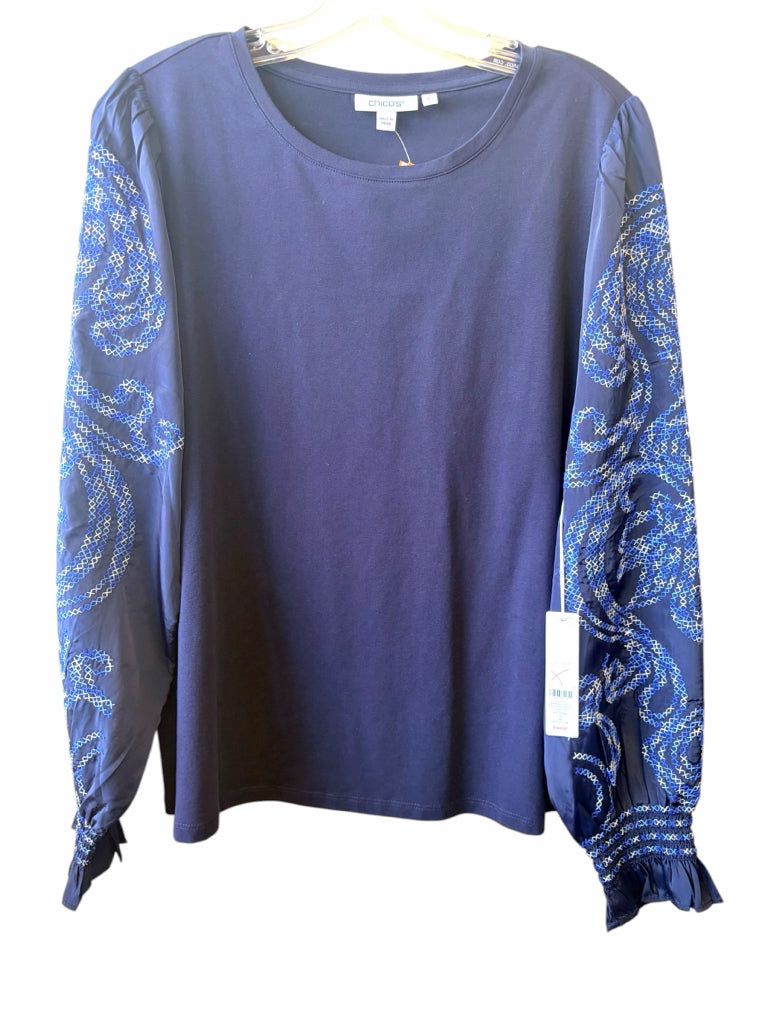 CHICO'S Size large TOP W