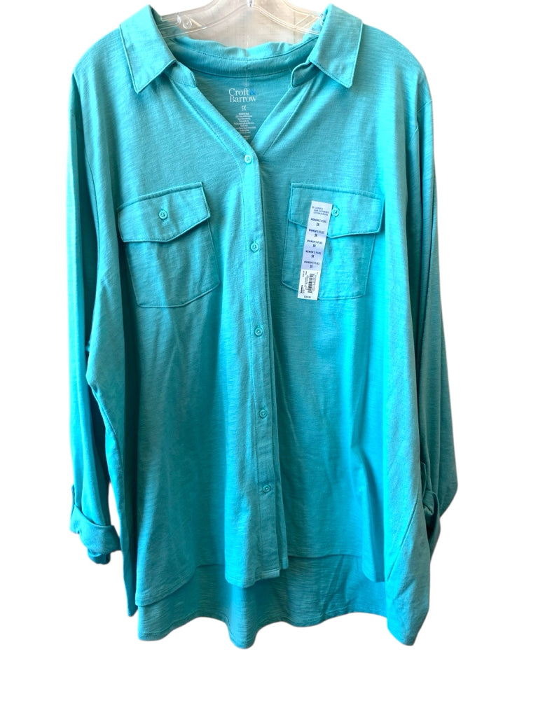 CROFT/BARROW  3X BLOUSE W