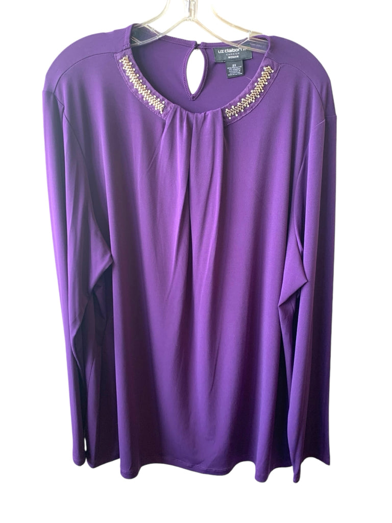 LIZ CLAIBORNE  2X TOP W