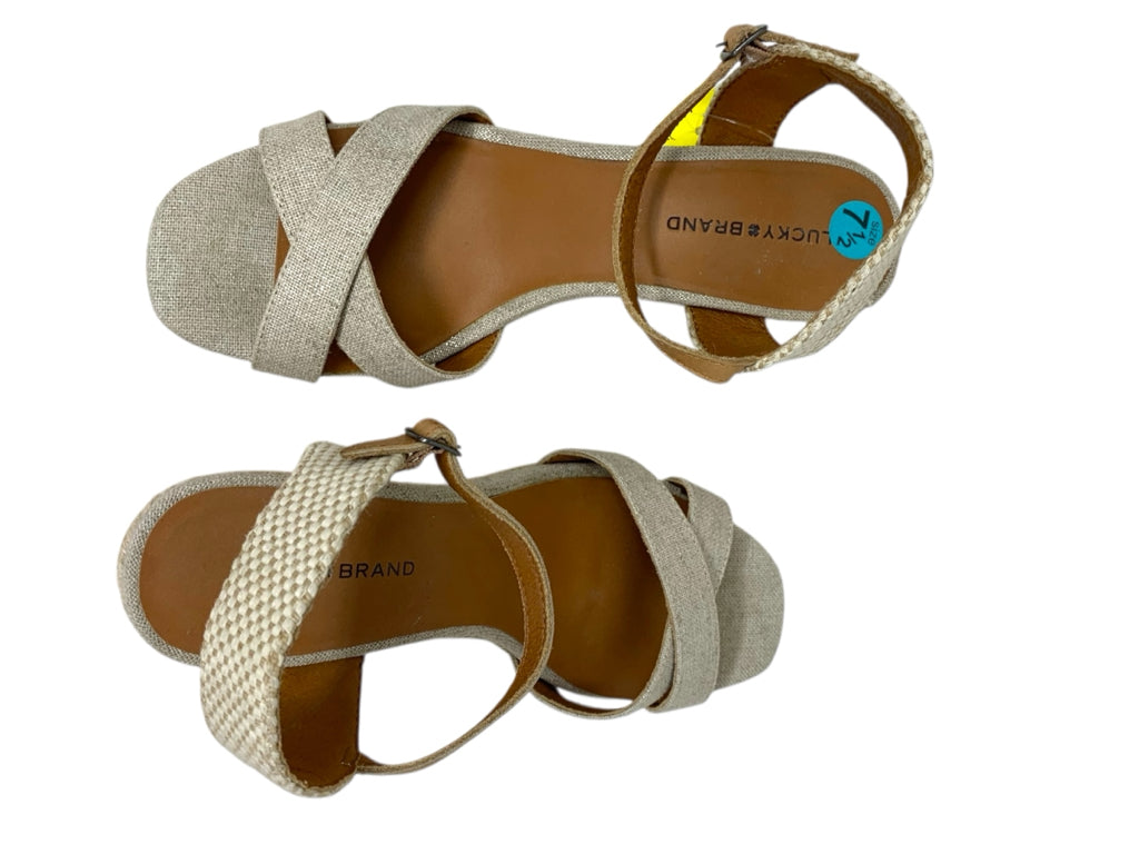 LUCKY BRAND  7.5 WEDGE W