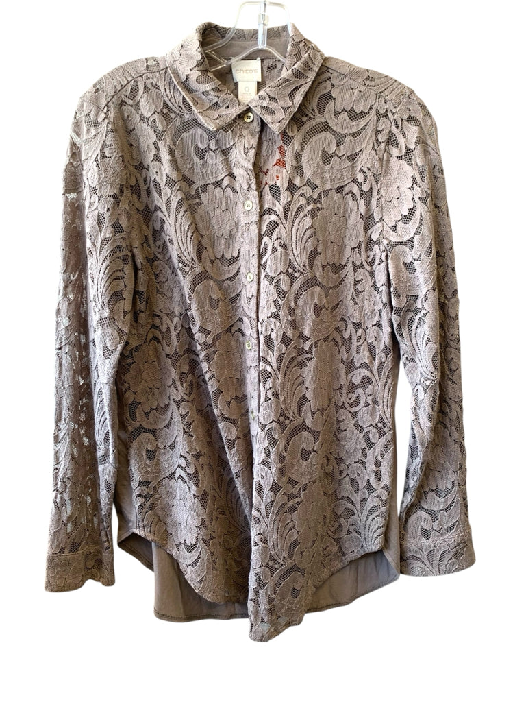 CHICO'S  small BLOUSE W