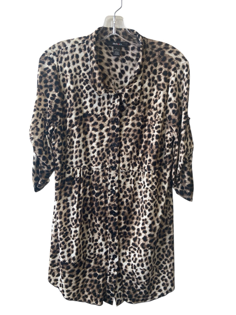 STYLE & CO Size large BLOUSE W