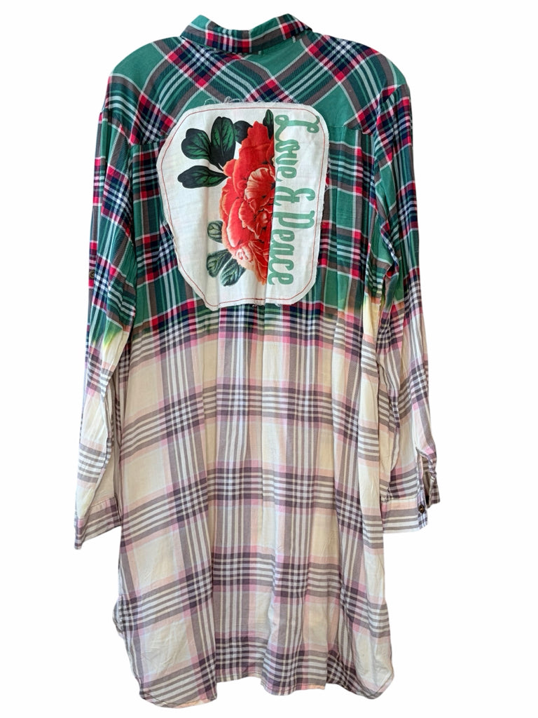 BOHO JANE Size large BLOUSE W