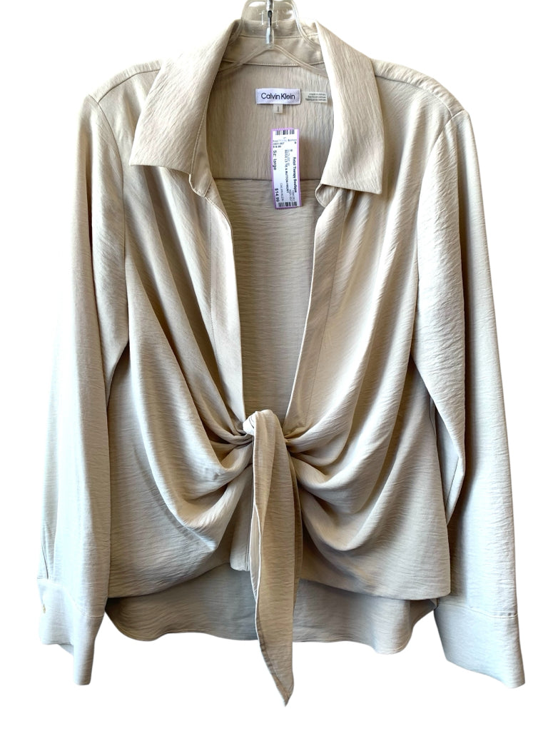CALVIN KLEIN  large BLOUSE W